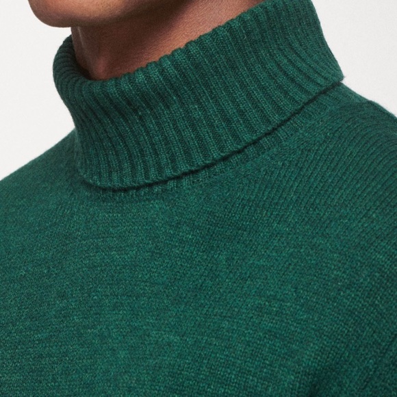 Newcome Robb Buffalo Made in Scotland Green 100% Pure Cashmere Sweater Sz 42 Men - Picture 3 of 12